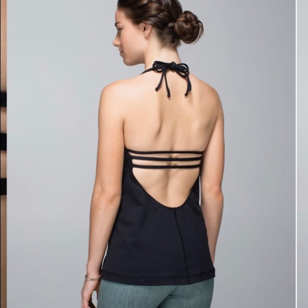 LULULEMON Wandering Yogi Halter Black